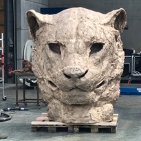 MONUMENTAL PANTHER HEAD - VILLAS