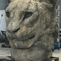 MONUMENTAL PANTHER HEAD - VILLAS