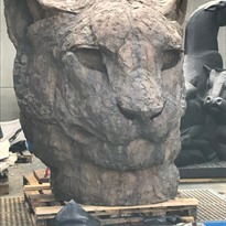 MONUMENTAL PANTHER HEAD - VILLAS