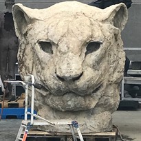 MONUMENTAL PANTHER HEAD - VILLAS