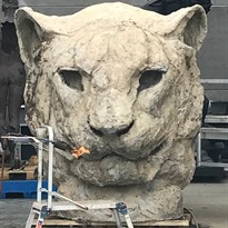 MONUMENTAL PANTHER HEAD - VILLAS