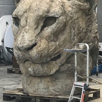 MONUMENTAL PANTHER HEAD - VILLAS